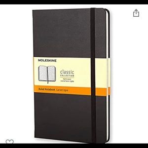 Black Moleskin notebook
